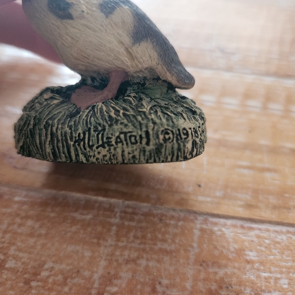 1978 Mallard Duckling Figurine by Herman L. Deaton – Bronze Menagerie Creative - Picture 7 of 8